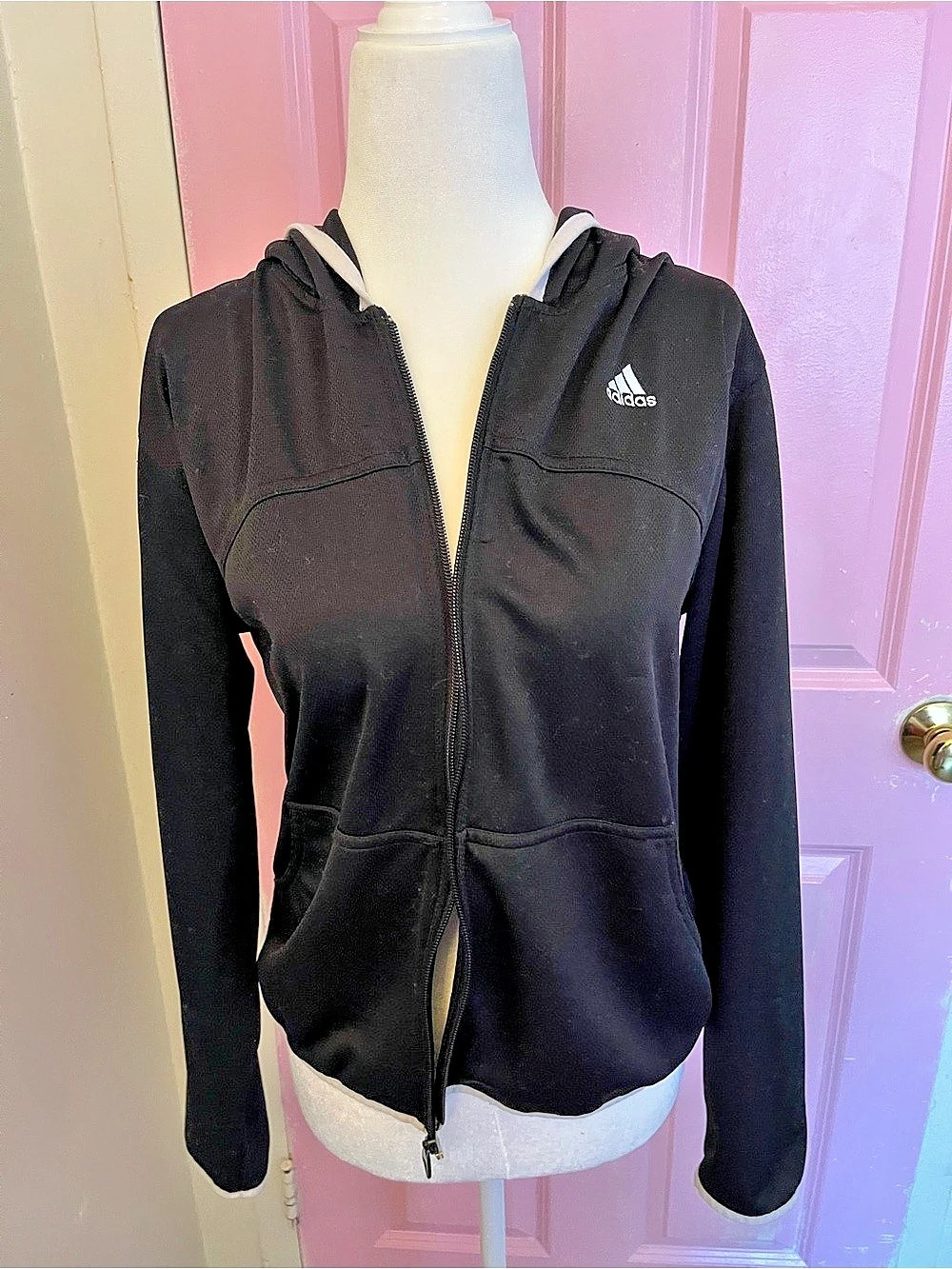adidas Black Full-Zip Hoodie